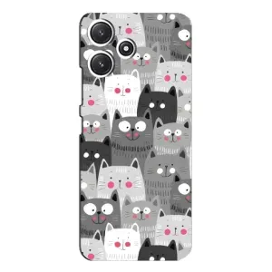 Чохли з Котиками для Xiaomi POCO M6 (VPrint) (Мальовані котики)