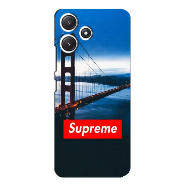 Чохол з принтом «Стиль Supreme» для Xiaomi POCO M6