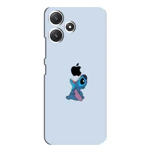 Чохол з принтом Стіч на Xiaomi POCO M6 (Stitch apple)