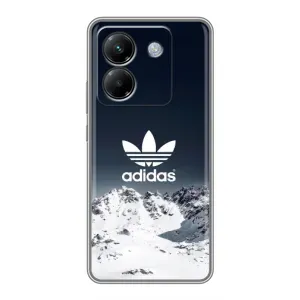 Чехлы Адидас для Xiaomi Poco M7 Pro 5G (AlphaPrint) (Адидас в горах)