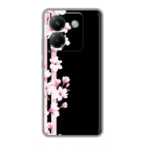Чехол для Поко М7 Про 5G - с принтом (Дизайнерские) (AlphaPrint) (Цветочки)