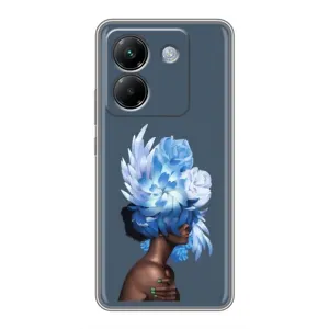 Чехлы (ART) Цветы на Xiaomi Poco M7 Pro 5G (VPrint) (Цветы на голове)