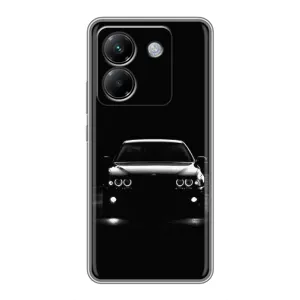 Чехол для Поко М7 Про 5G - с принтом БМВ (AlphaPrint) (Машина BMW)