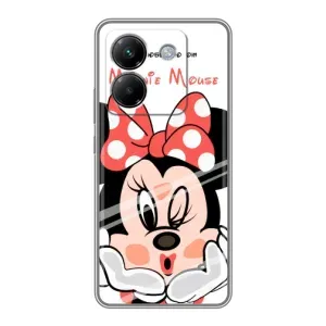 Эксклюзивный чехол для Xiaomi Poco M7 Pro 5G (AlphaPrint - Мультяшные) (Маус Минни)