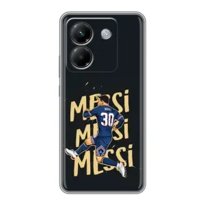 Чехлы для Xiaomi Poco M7 Pro 5G (Leo чемпион) (AlphaPrint) (Messi ПСЖ)