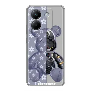 Крутые Чехлы Луи Виттон для Xiaomi Poco M7 Pro 5G (AlphaPrint) (Робот Мишка)