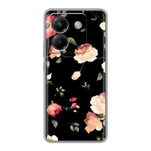 Чехлы с Цветами для Xiaomi Poco M7 Pro 5G (VPrint) (Розочки)