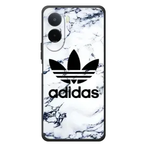 Чехлы Адидас для Xiaomi POCO M7 (AlphaPrint) (Адидас на мраморе)