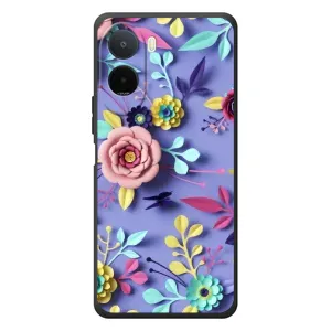 Чехлы с Цветами для Xiaomi POCO M7 (VPrint) (Цветочный дизайн)