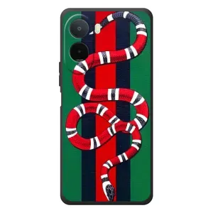 Чехлы ГУЧЧИ для Поко М7 (AlphaPrint) (Gucci змия)