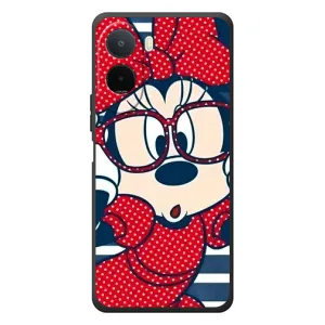 Эксклюзивный чехол для Xiaomi POCO M7 (AlphaPrint - Мультяшные) (Маус в очках)