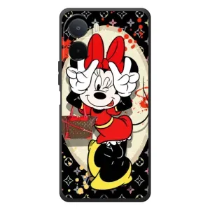 Чехол Disney Mouse Xiaomi POCO M7 (PREMIUMPrint) (Минни peace)