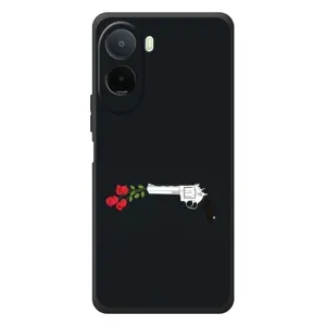 Чехлы (ART) Цветы на Xiaomi POCO M7 (VPrint) (Неожиданные цветы)