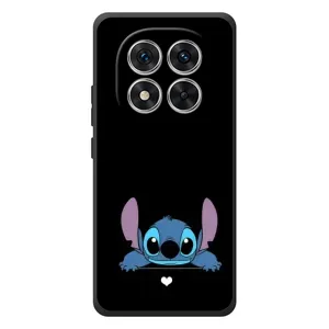 Чехол с принтом Стич на Xiaomi Poco M8 Pro (Стич на черном)
