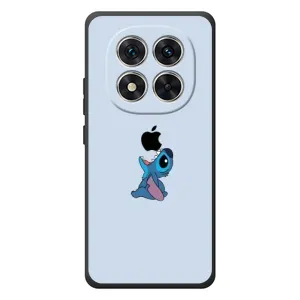 Чехол с принтом Стич на Xiaomi Poco M8 Pro (Stitch apple)