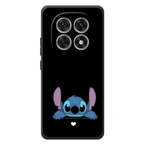 Чехол с принтом Стич на Xiaomi Poco M8 (Стич на черном)