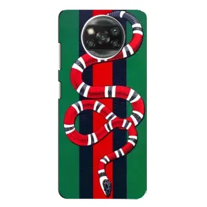 Чехлы ГУЧЧИ для Поко X3 Про (AlphaPrint) (Gucci змия)