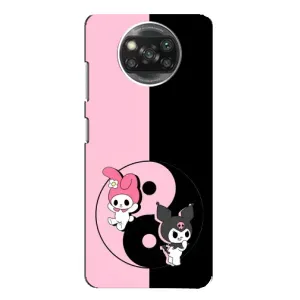 Чехол с кроликом Куроми на Xiaomi POCO X3 Pro (Куроми Инь Янь)