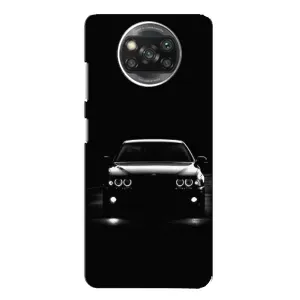 Чехол для Поко X3 Про - с принтом БМВ (AlphaPrint) (Машина BMW)