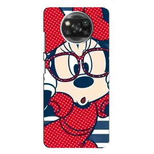 Міккі Маус чохол для Xiaomi POCO X3 Pro (AlphaPrint - Мультяшні) (Маус в окулярах)