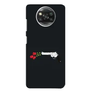 Чехлы (ART) Цветы на Xiaomi POCO X3 Pro (VPrint) (Неожиданные цветы)