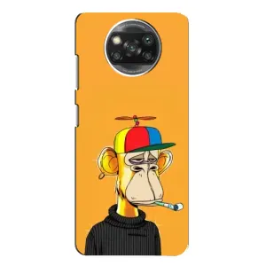 Чехлы с Обезьянами NFT для Xiaomi POCO X3 Pro (AlphaPrint) (Скучающая Обезьяна NFT)