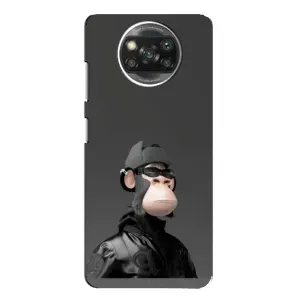 Чехлы с Обезьянами NFT для Xiaomi POCO X3 Pro (AlphaPrint) (стильная обезьяна NFT)