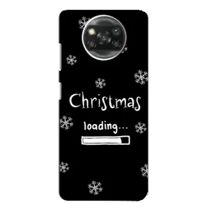 Різдвяні, Святкові Чохли для Ксяомі POCO Х3 (Christmas loading)