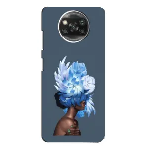 Чехлы (ART) Цветы на Xiaomi POCO X3 (VPrint) (Цветы на голове)