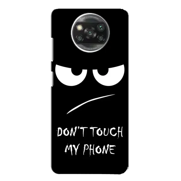 Чехол с принтом «Dont Touch» для Xiaomi POCO X3