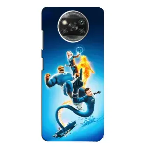Чехол с принтом Фантастическая четверка для Xiaomi POCO X3 (Герои Фантастическая Четверка)
