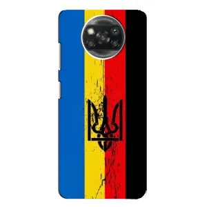 Украинские Чехлы для Xiaomi POCO X3 с картинкой УПА (AlphaPrint) (Прапор УПА)