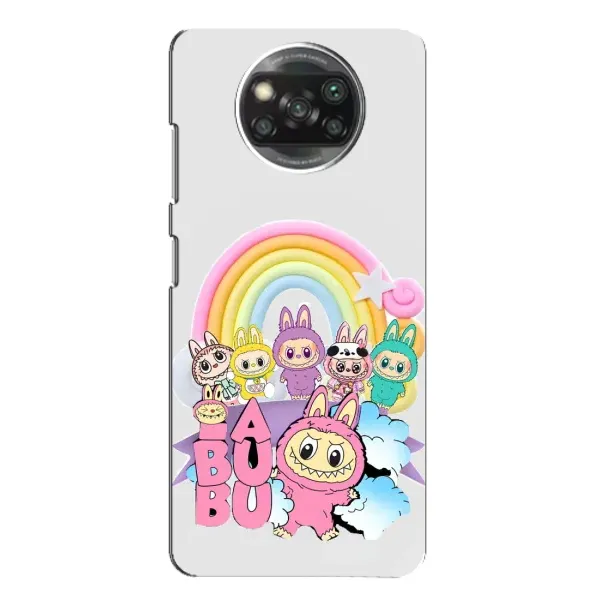 Чохол з принтом «Фон Лабубу» для Xiaomi POCO X3