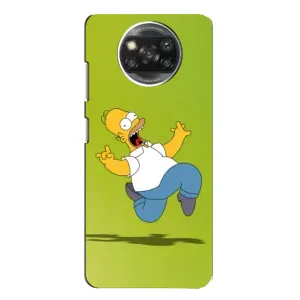 Чехол с Симпсонами для Xiaomi POCO X3 (VPrint) (Гомер Симпсон)