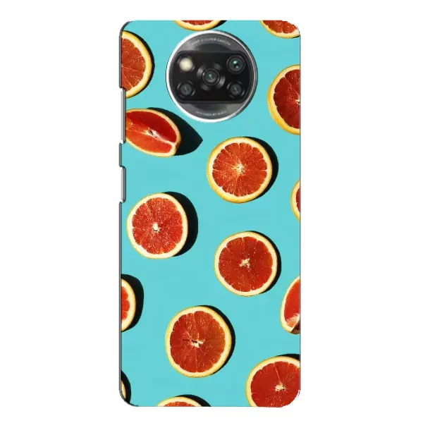Чехол с принтом «Грейпфрут» для Xiaomi POCO X3