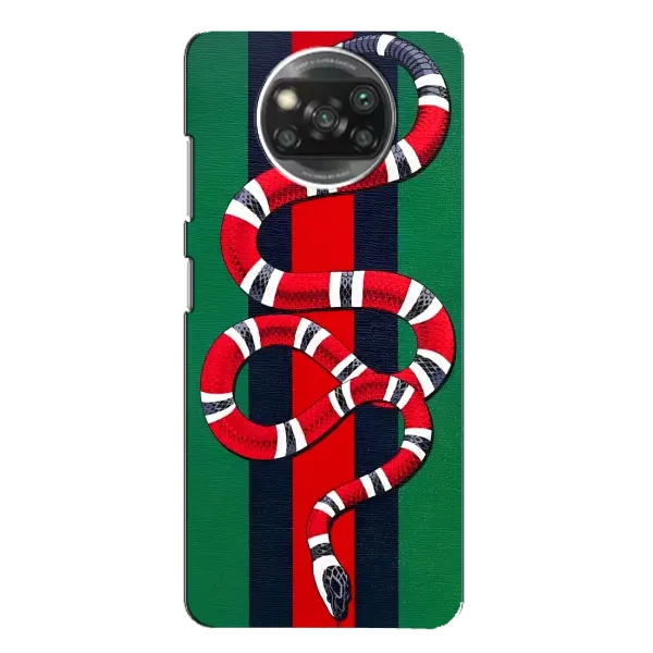 Чехол с принтом «Gucci змия» для Xiaomi POCO X3 Чехол с принтом «Gucci змия» для Xiaomi POCO X3