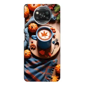Чехол с принтом «Кофе и тыковки» для Xiaomi POCO X3
