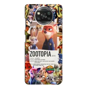 Чехол Зоотрополіс на Xiaomi POCO X3 (Постер Зверополис)