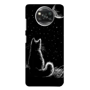 Чехол с принтом для Xiaomi POCO X3 (AlphaPrint) Модные коты