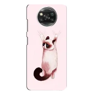 Чехол с принтом «Котик падает» для Xiaomi POCO X3