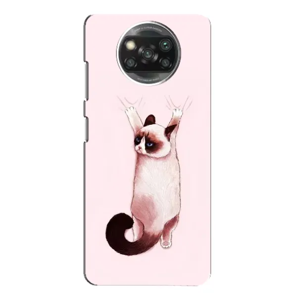 Чехол с принтом «Котик падает» для Xiaomi POCO X3 Чехол с принтом «Котик падает» для Xiaomi POCO X3