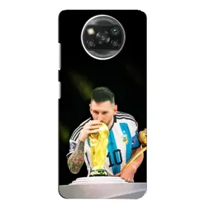 Чохли для Xiaomi POCO X3 (Leo чемпіон) (AlphaPrint) (Кубок Мессі)