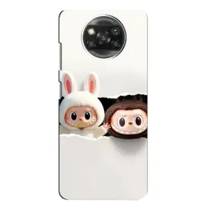 Чохол з принтом «Лабубу» для Xiaomi POCO X3