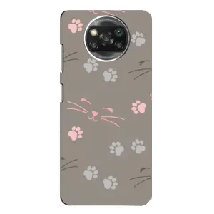 Чохол з принтом «Лапи і вуса» для Xiaomi POCO X3