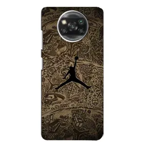 Чехлы для Xiaomi POCO X3 - с картинкой JORDAN (AlphaPrint) (Logo Jordan)