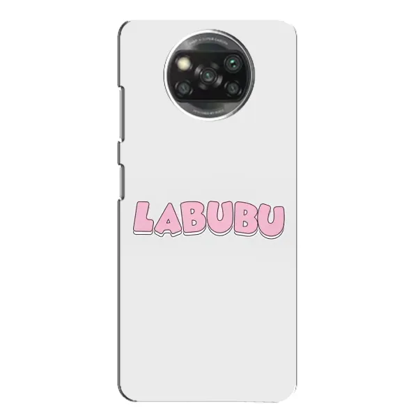 Чохол з принтом «Лого Лабубу» для Xiaomi POCO X3