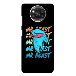 Чехол с принтом «logo Mr beast» для Xiaomi POCO X3
