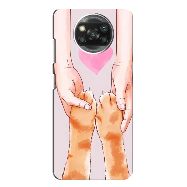 Чехол с принтом «Любовь к котикам» для Xiaomi POCO X3 Чехол с принтом «Любовь к котикам» для Xiaomi POCO X3