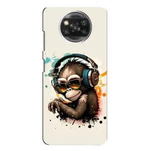 Чехол с Обезьянами Xiaomi POCO X3 - (AlphaPrint)