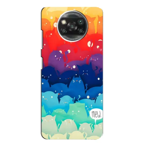 Чехол с принтом «Mew» для Xiaomi POCO X3 Чехол с принтом «Mew» для Xiaomi POCO X3